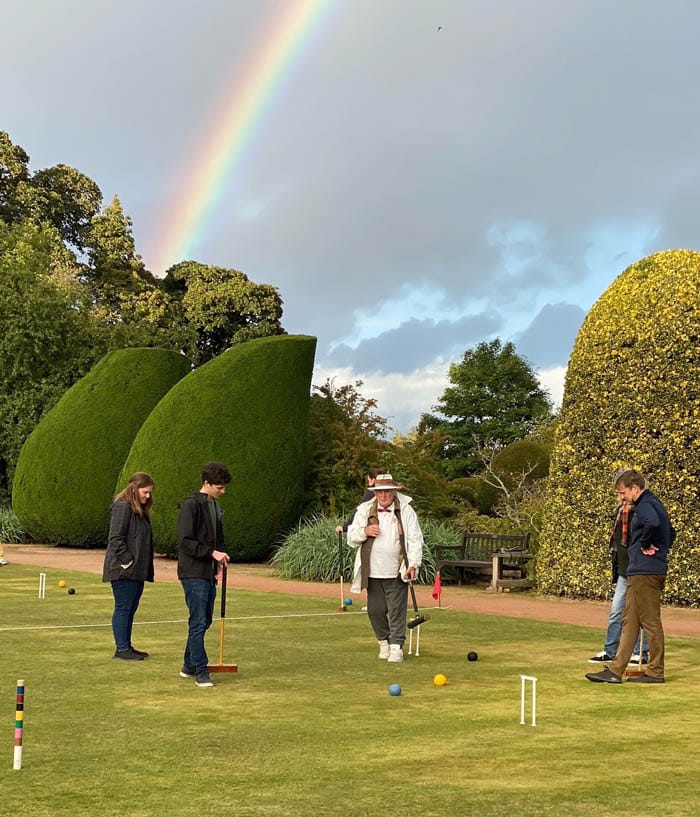 Crathes Castle Croquet Lawn